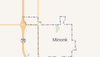 Minonk, Illinois map