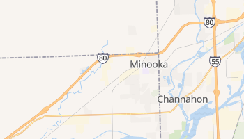 Minooka, Illinois map