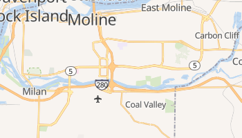 Moline, Illinois map