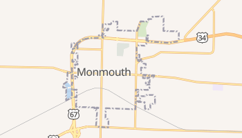 Monmouth, Illinois map