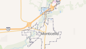 Monticello, Illinois map