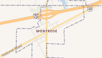 Montrose, Illinois map