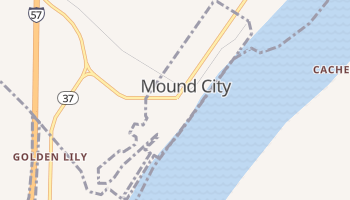 Mound City, Illinois map