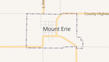 Mount Erie, Illinois map