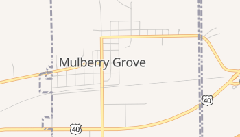 Mulberry Grove, Illinois map