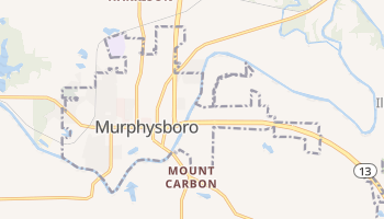 Murphysboro, Illinois map
