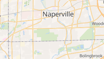 Naperville, Illinois map