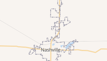 Nashville, Illinois map