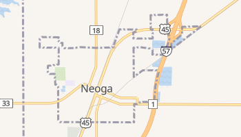 Neoga, Illinois map