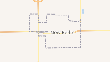 New Berlin, Illinois map