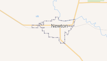 Newton, Illinois map