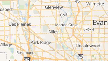 Niles, Illinois map