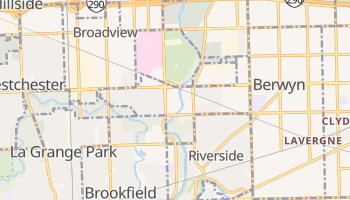 North Riverside, Illinois map