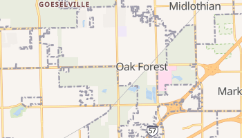 Oak Forest, Illinois map