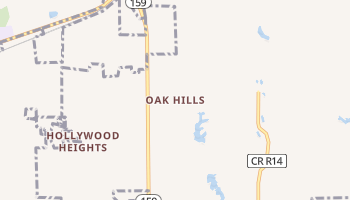 Oak Hills, Illinois map