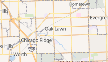 Oak Lawn, Illinois map