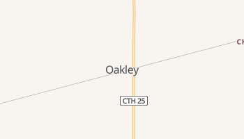 Oakley, Illinois map