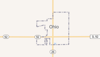 Ohio, Illinois map