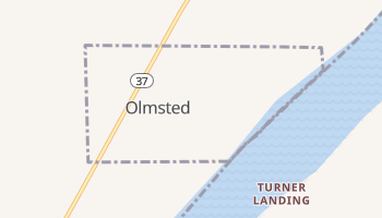 Olmsted, Illinois map