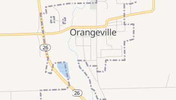 Orangeville, Illinois map