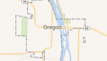 Oregon, Illinois map