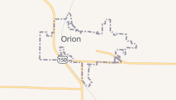 Orion, Illinois map