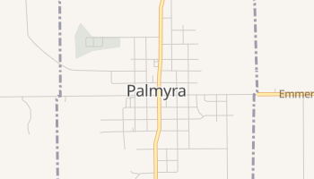 Palmyra, Illinois map