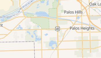 Palos Park, Illinois map