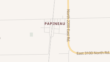 Papineau, Illinois map
