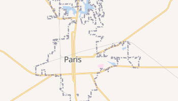 Paris, Illinois map