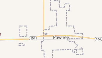 Pawnee, Illinois map