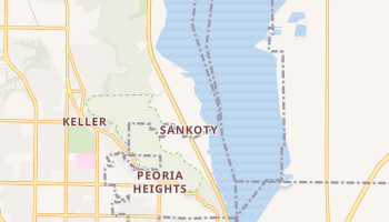 Peoria Heights, Illinois map