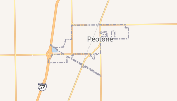 Peotone, Illinois map
