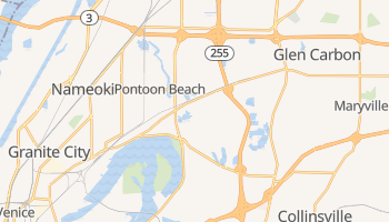 Pontoon Beach, Illinois map