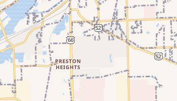 Preston Heights, Illinois map