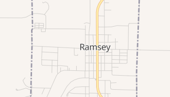 Ramsey, Illinois map
