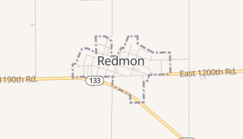 Redmon, Illinois map