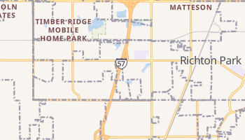 Richton Park, Illinois map