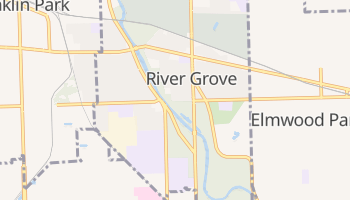 River Grove, Illinois map