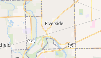 Riverside, Illinois map