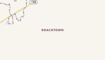 Roachtown, Illinois map