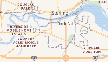 Rock Falls, Illinois map