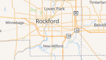 Rockford, Illinois map