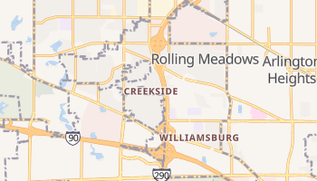 Rolling Meadows, Illinois map