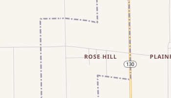 Rose Hill, Illinois map