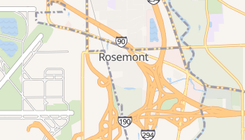 Rosemont, Illinois map