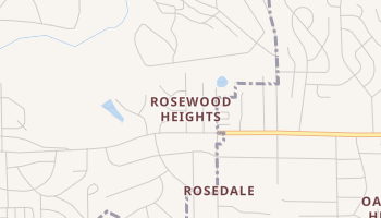 Rosewood Heights, Illinois map