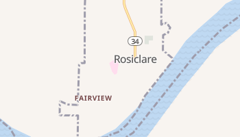 Rosiclare, Illinois map
