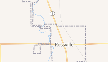 Rossville, Illinois map