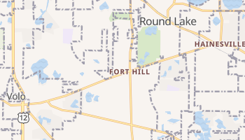 Round Lake, Illinois map
